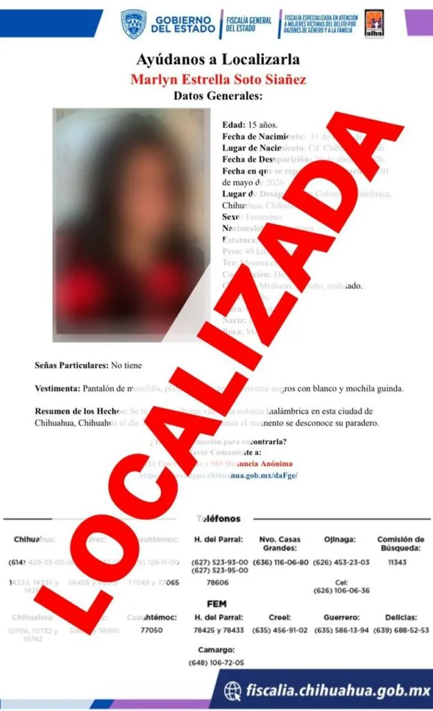Localizan a dos adolescentes desaparecidas en Chihuahua - imagen 1