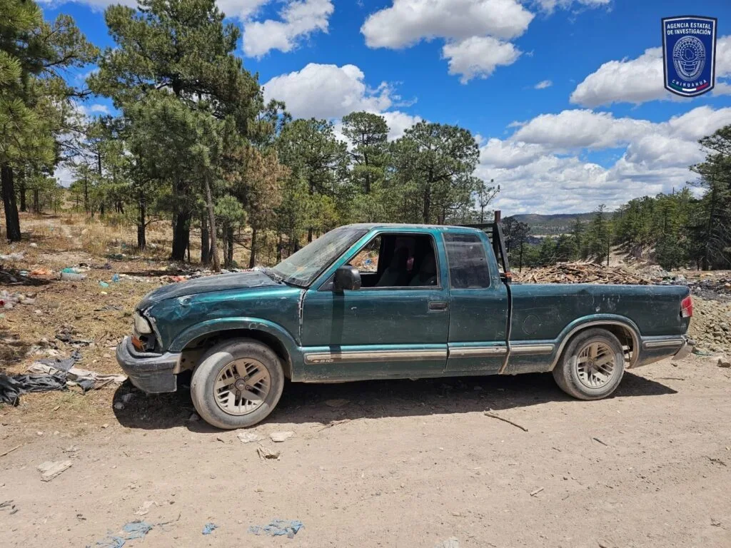 Recuperan pick up robada en basurero de Bocoyna - imagen 1