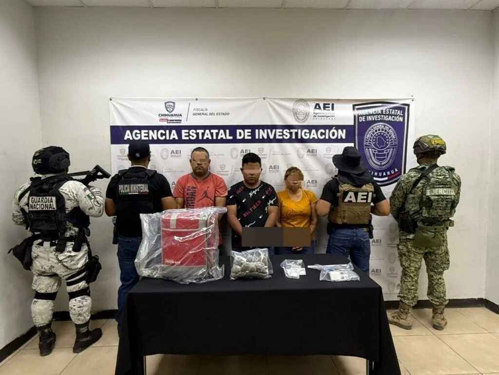 Detienen a tres personas con cocaína y marihuana en Ciudad Juárez - imagen 1