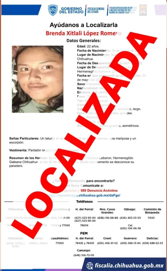 Localizan a dos personas desaparecidas en Galeana, Chihuahua - imagen 2
