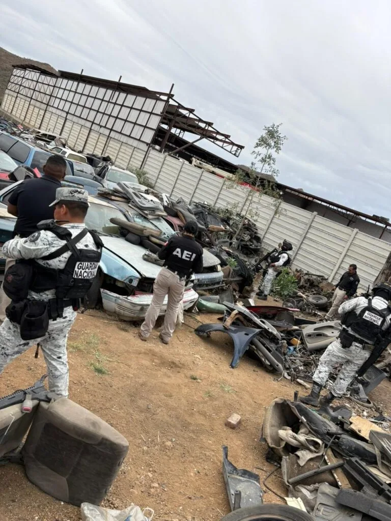 Fiscalía inspecciona yonkes en Parral contra robo de autos - imagen 3