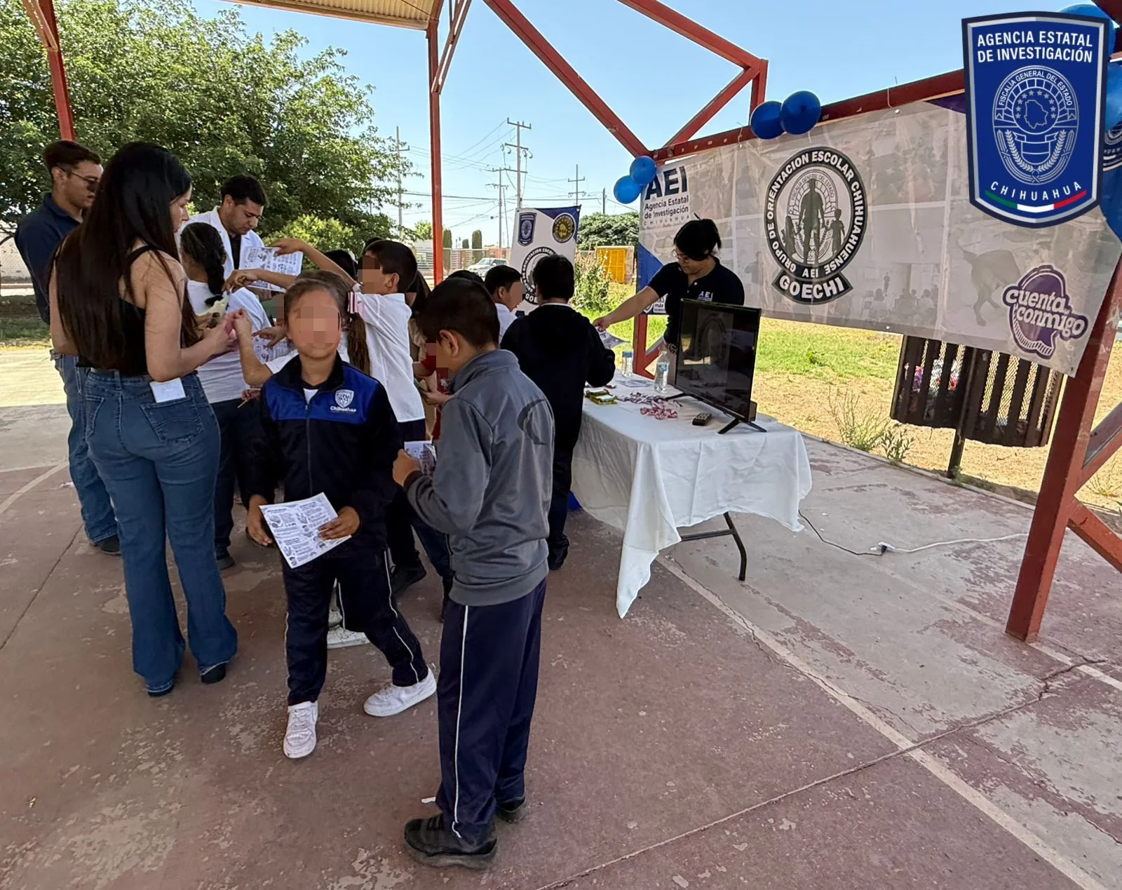 Fiscalía y UPN realizan ludoteca para niños en escuela primaria de Nuevo Casas Grandes - imagen 1