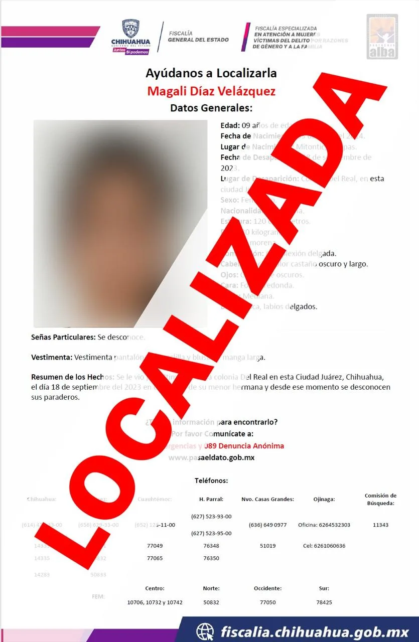 Localizan sanas y salvas a tres hermanas desaparecidas en Ciudad Juárez desde 2023 - imagen 1