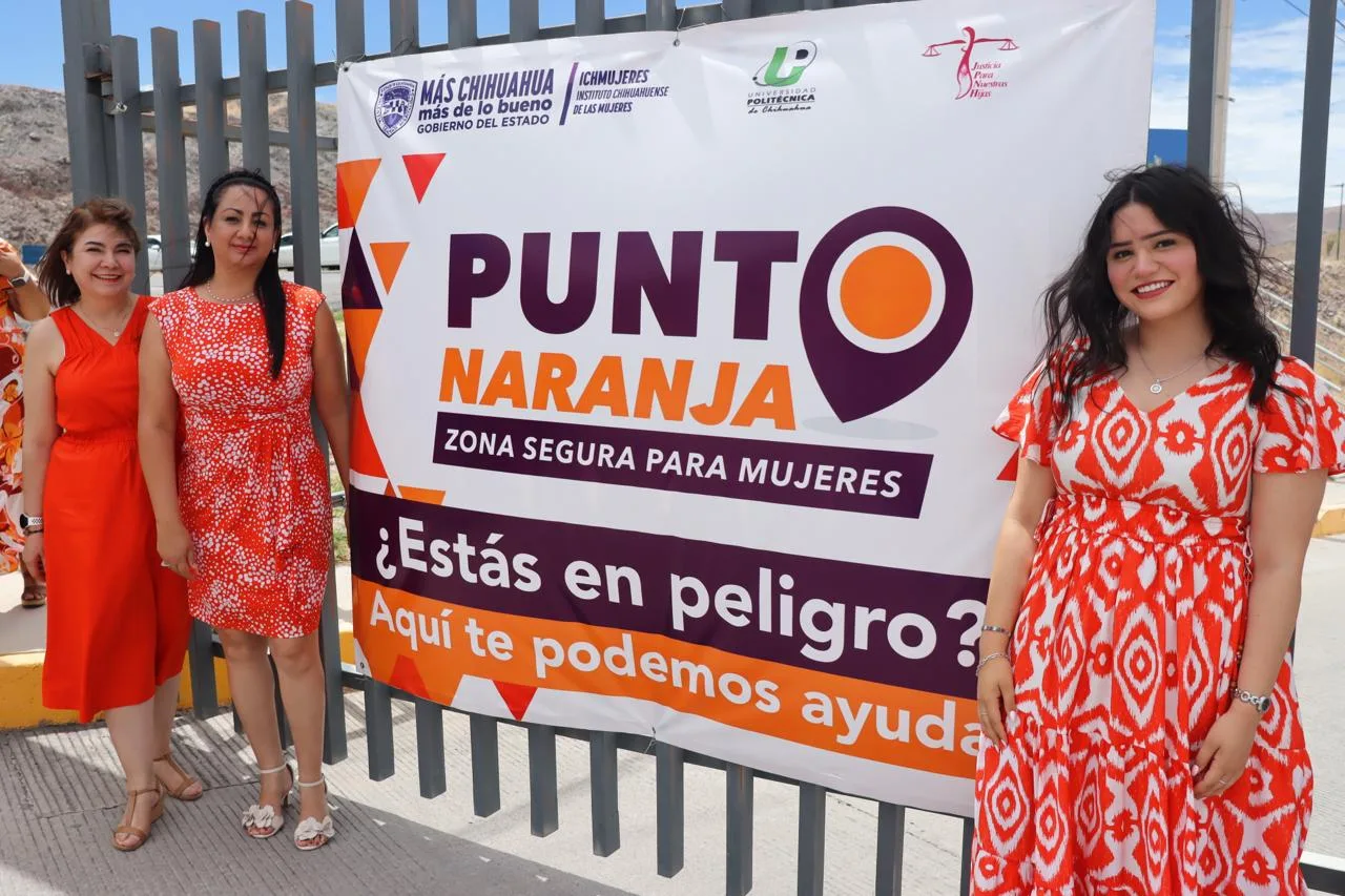 ICHMujeres instala un Punto Naranja en la Universidad Politécnica de Chihuahua - imagen 3