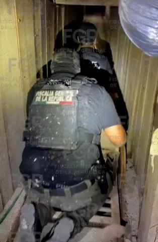 Localizan túnel de 265 metros en Tijuana que conecta con EE. UU. y era usado para tráfico ilícito - imagen 4