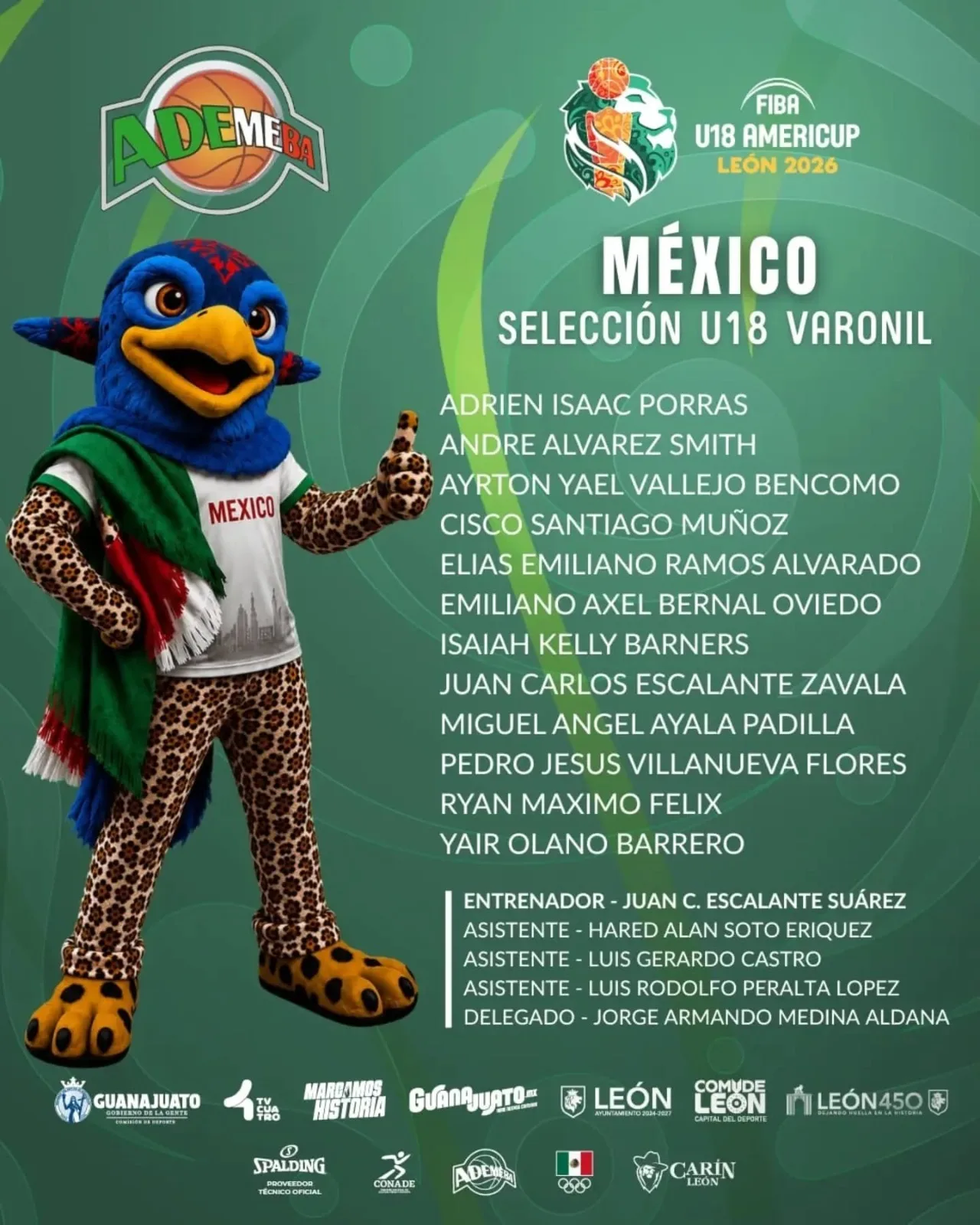 México debuta contra Brasil en la FIBA Americup U18 en León, Guanajuato - imagen 3