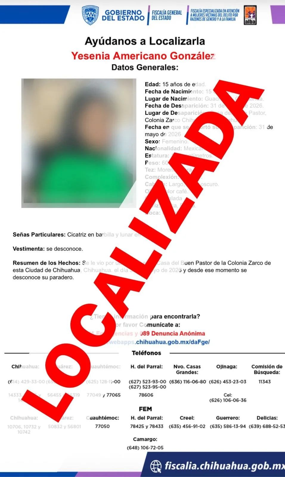 Localizan a dos adolescentes con reporte de ausencia en la ciudad de Chihuahua - imagen 1