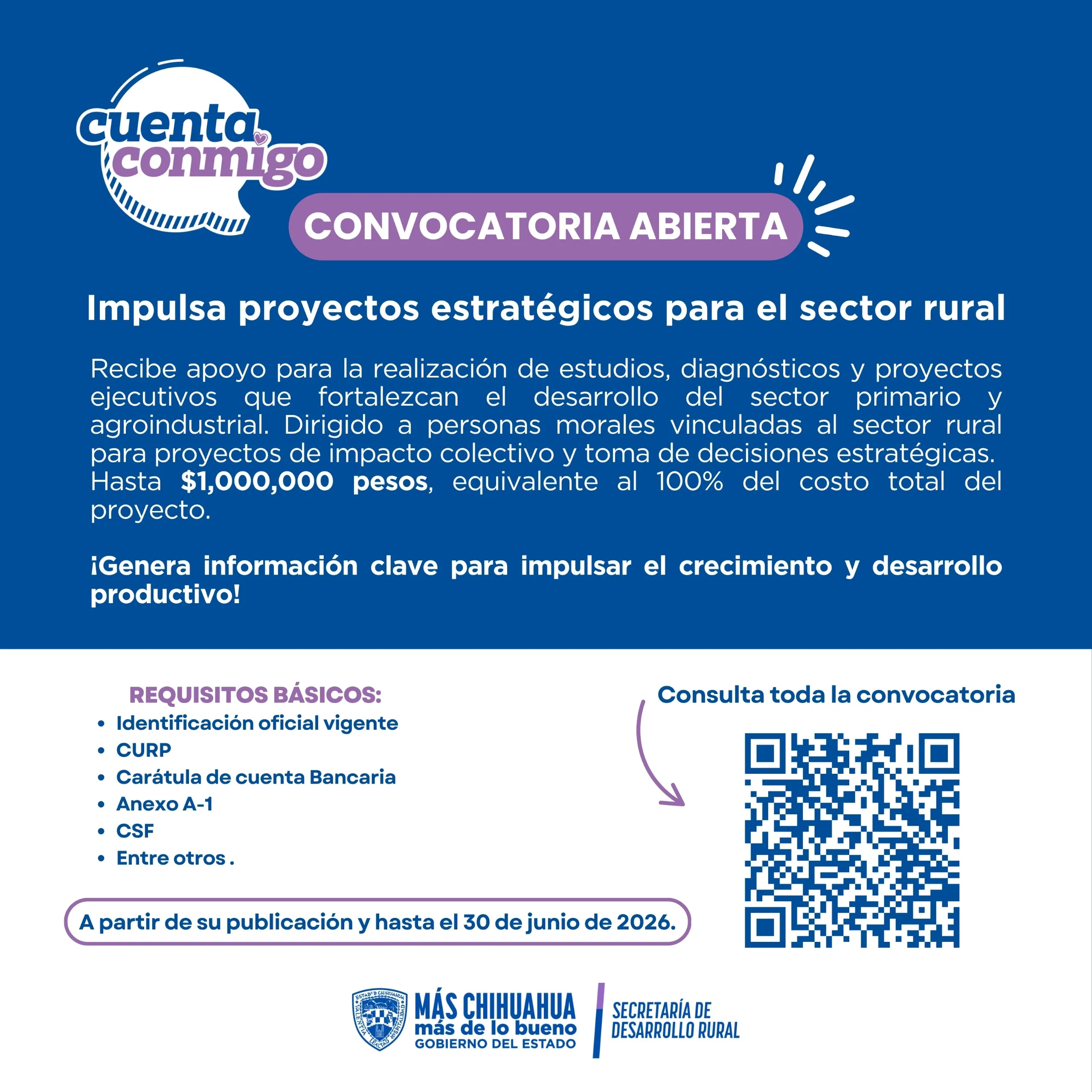 SDR abre convocatoria de apoyos para estudios y diagnósticos en Chihuahua - imagen 5