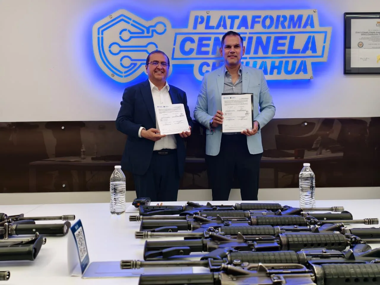 SSPE entrega armamento a la Policía Municipal de Parral para reforzar su capacidad operativa