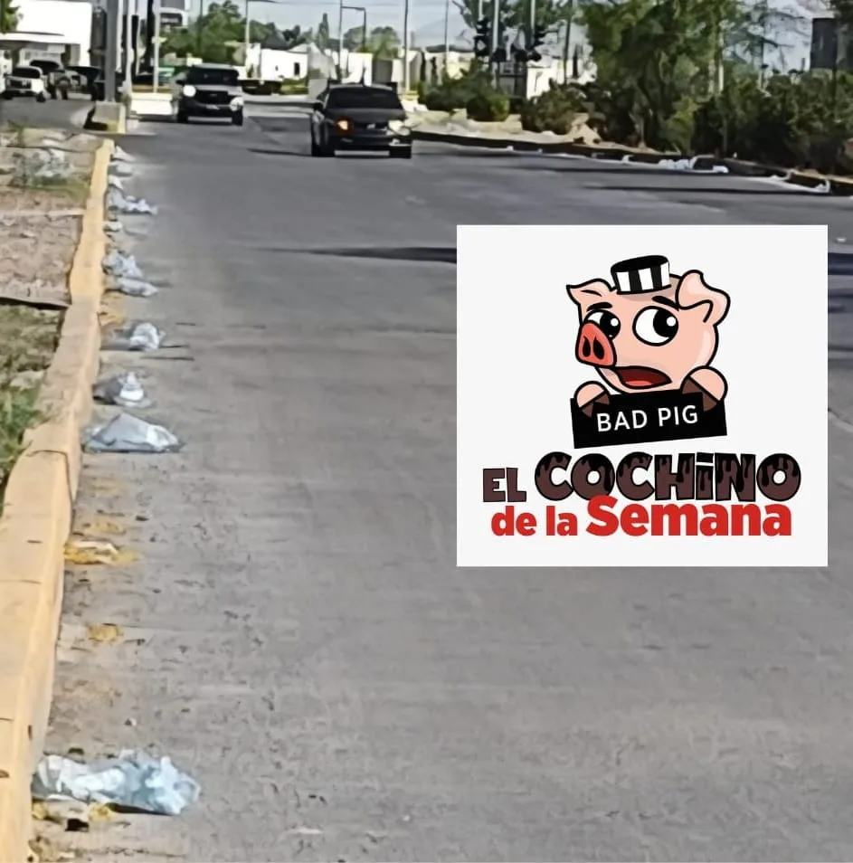 Programa 'El Cochino de la Semana' exhibe casos de contaminación en Juárez - imagen 1