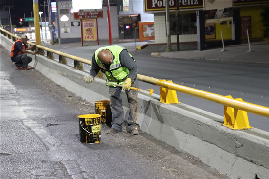 Rehabilitan puente en Tecnológico y Juan Escutia para mejorar imagen urbana en Chihuahua - imagen 1