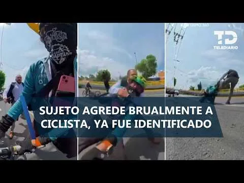 Conductor agrede a ciclista en Calzada de Acoxpa, Ciudad de México