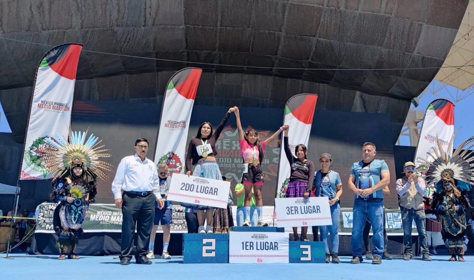 Atleta rarámuri del CEMPO gana carrera de 8 km en México Imparable en Barrancas del Cobre - imagen 2