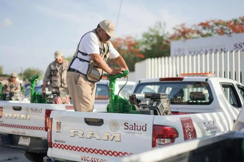 Yucatán intensifica fumigación para prevenir dengue, zika y chikungunya tras lluvias - imagen 1