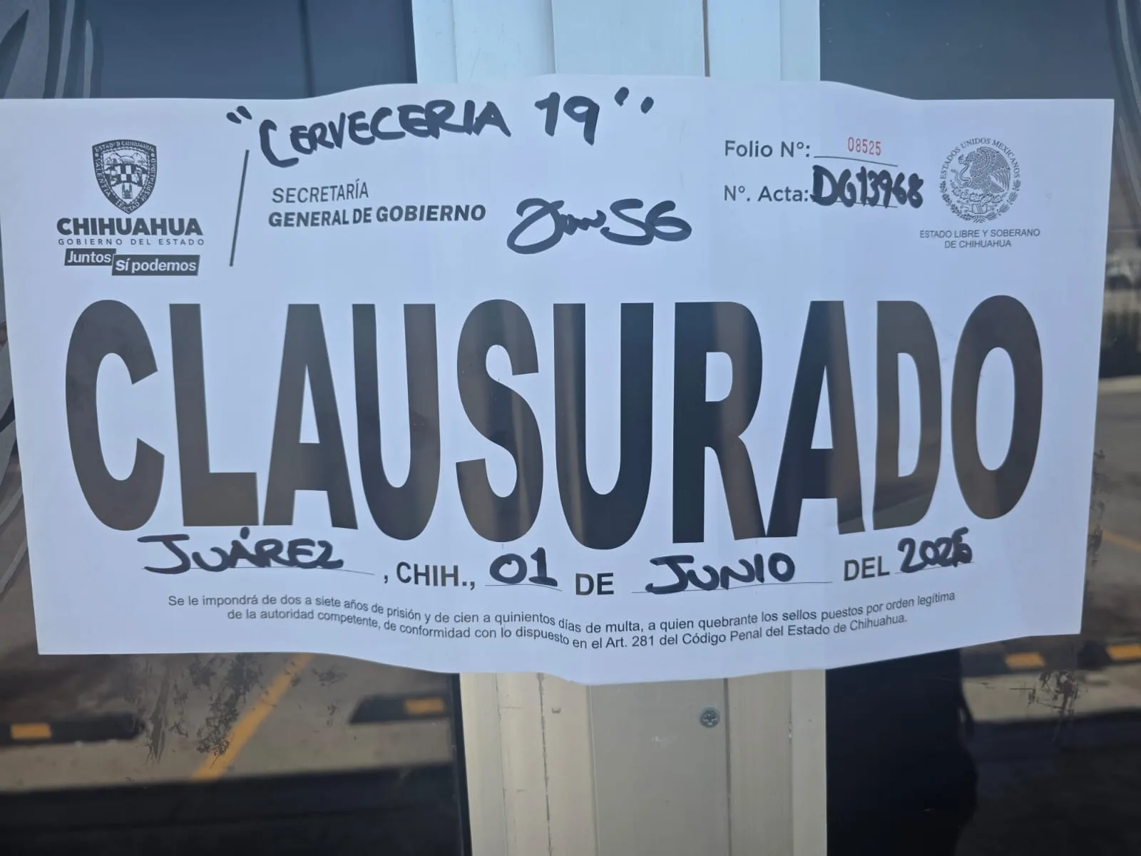 Gobernación estatal clausura 22 establecimientos en Chihuahua tras 339 inspecciones - imagen 2