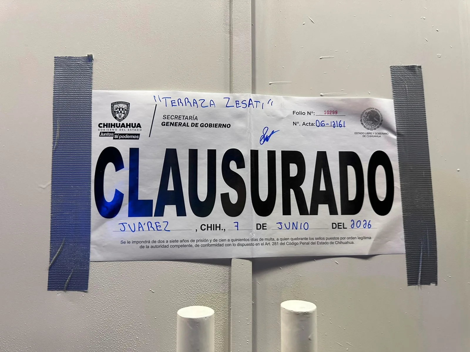 Gobernación estatal clausura 22 establecimientos en Chihuahua tras 339 inspecciones - imagen 1