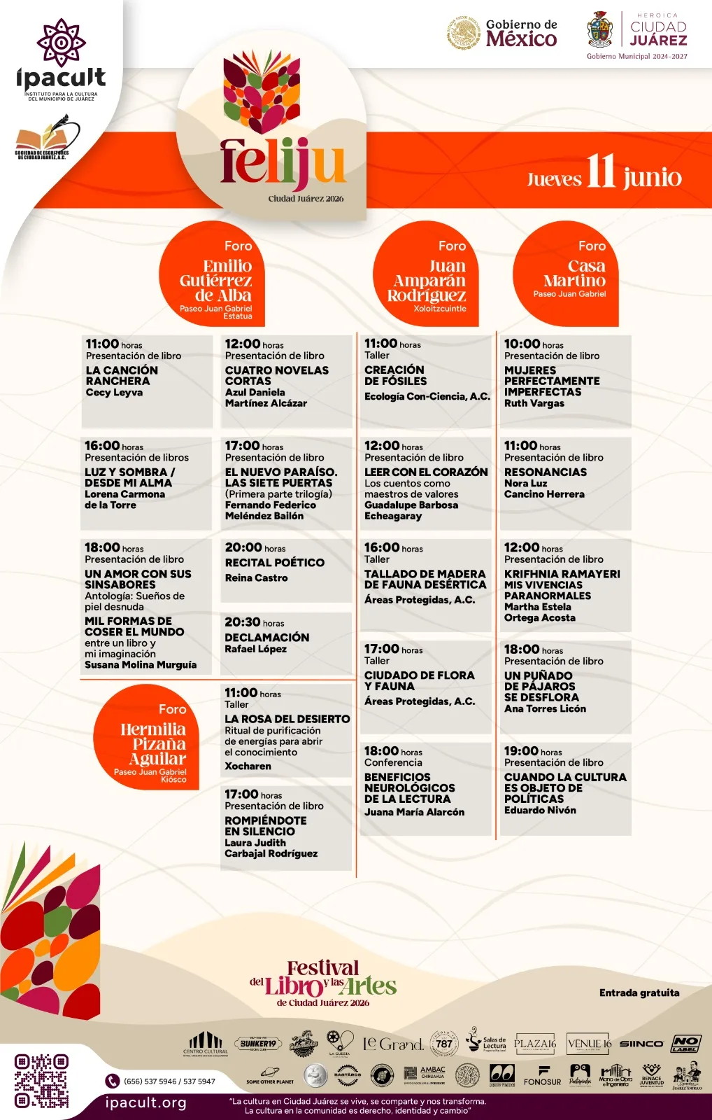 Arranca en Ciudad Juárez el Primer Festival del Libro y las Artes 2026 - imagen 2