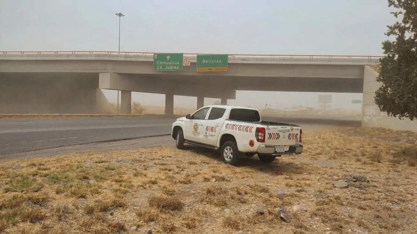 Calima afecta la calidad del aire en Chihuahua capital y eleva niveles de PM10
