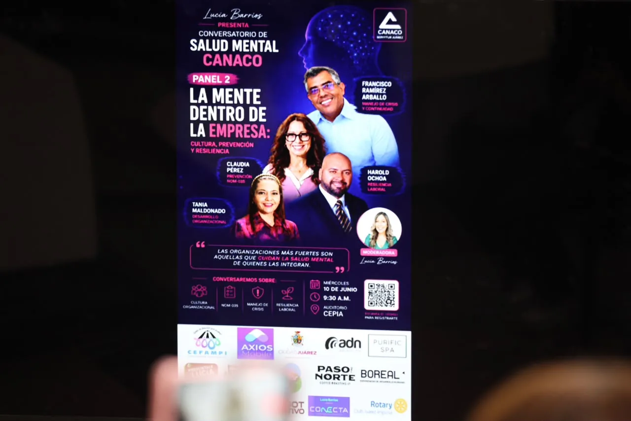 Conversatorio en Ciudad Juárez aborda salud mental para fortalecer empresas y liderazgo - imagen 2