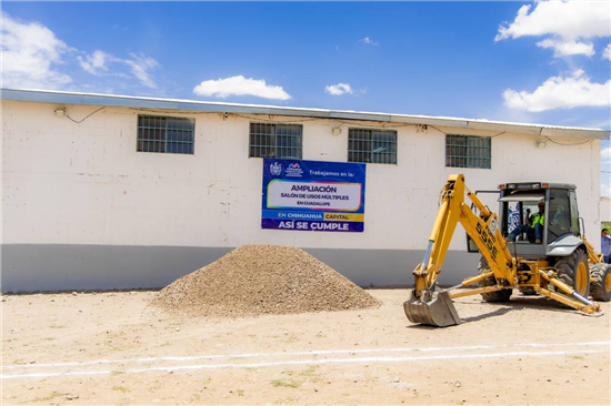 Inauguran cancha de futbol rápido y amplían salón de usos múltiples en Guadalupe, Chihuahua - imagen 5