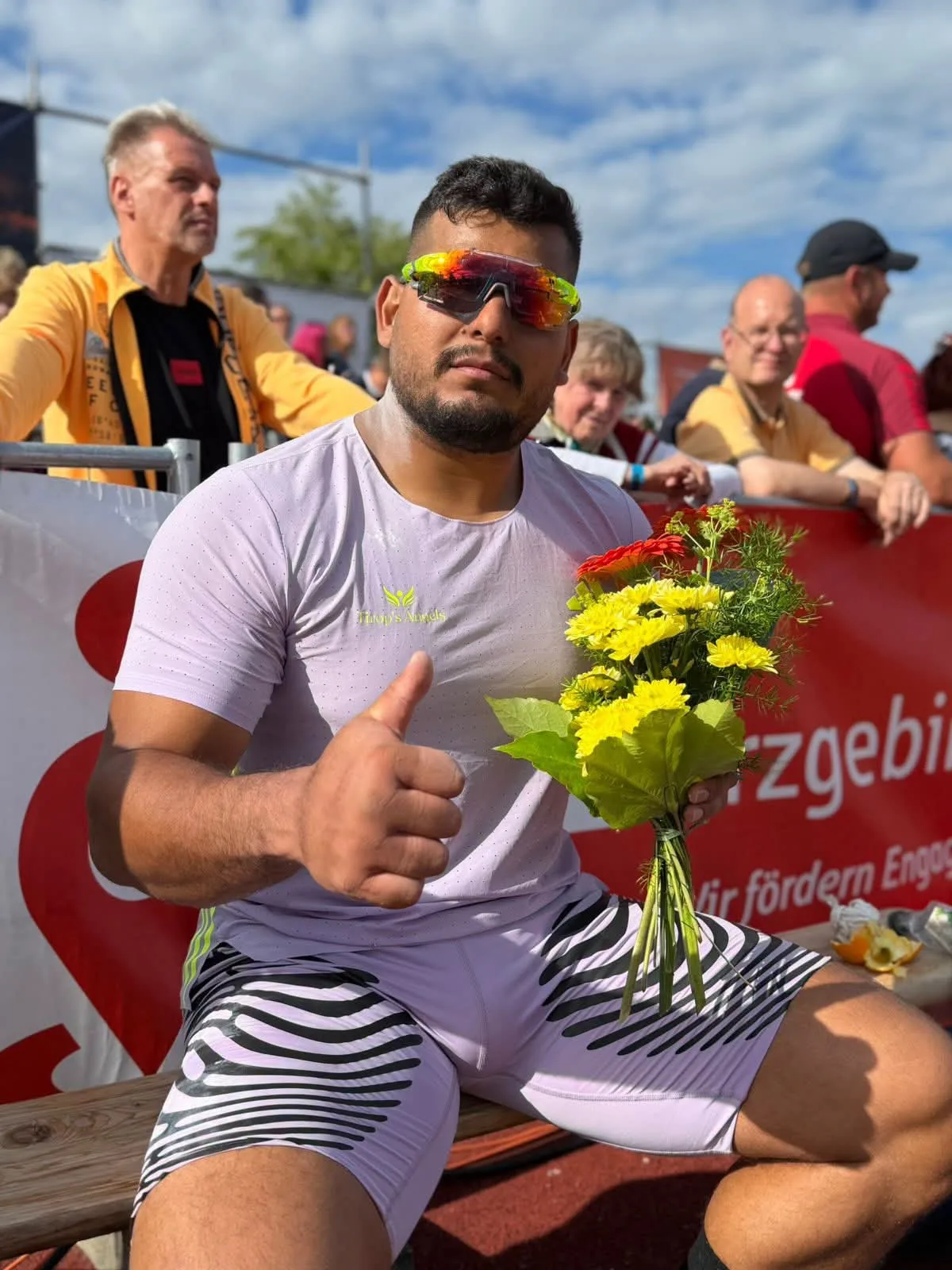 Uziel Muñoz logra plata y récord nacional en torneo de lanzamiento de bala en Alemania - imagen 1