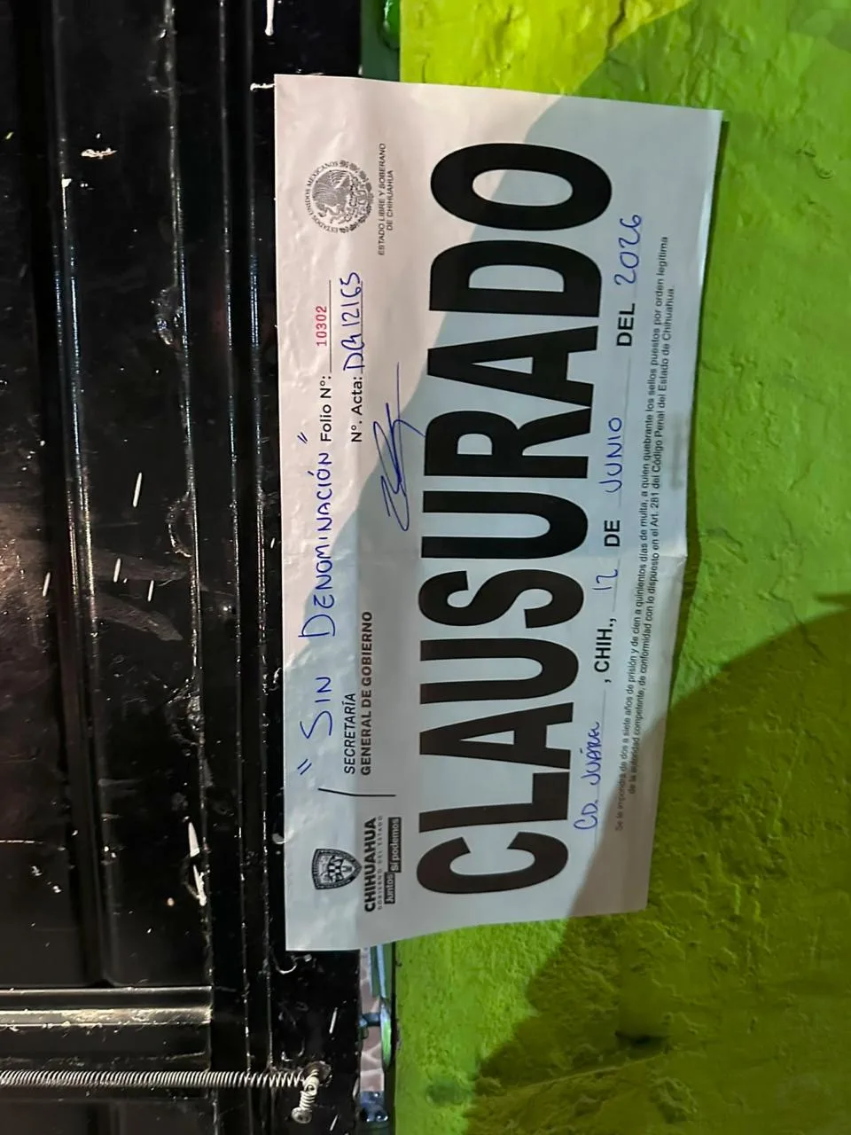 Gobernación estatal clausura 13 establecimientos tras 323 inspecciones en Chihuahua - imagen 4