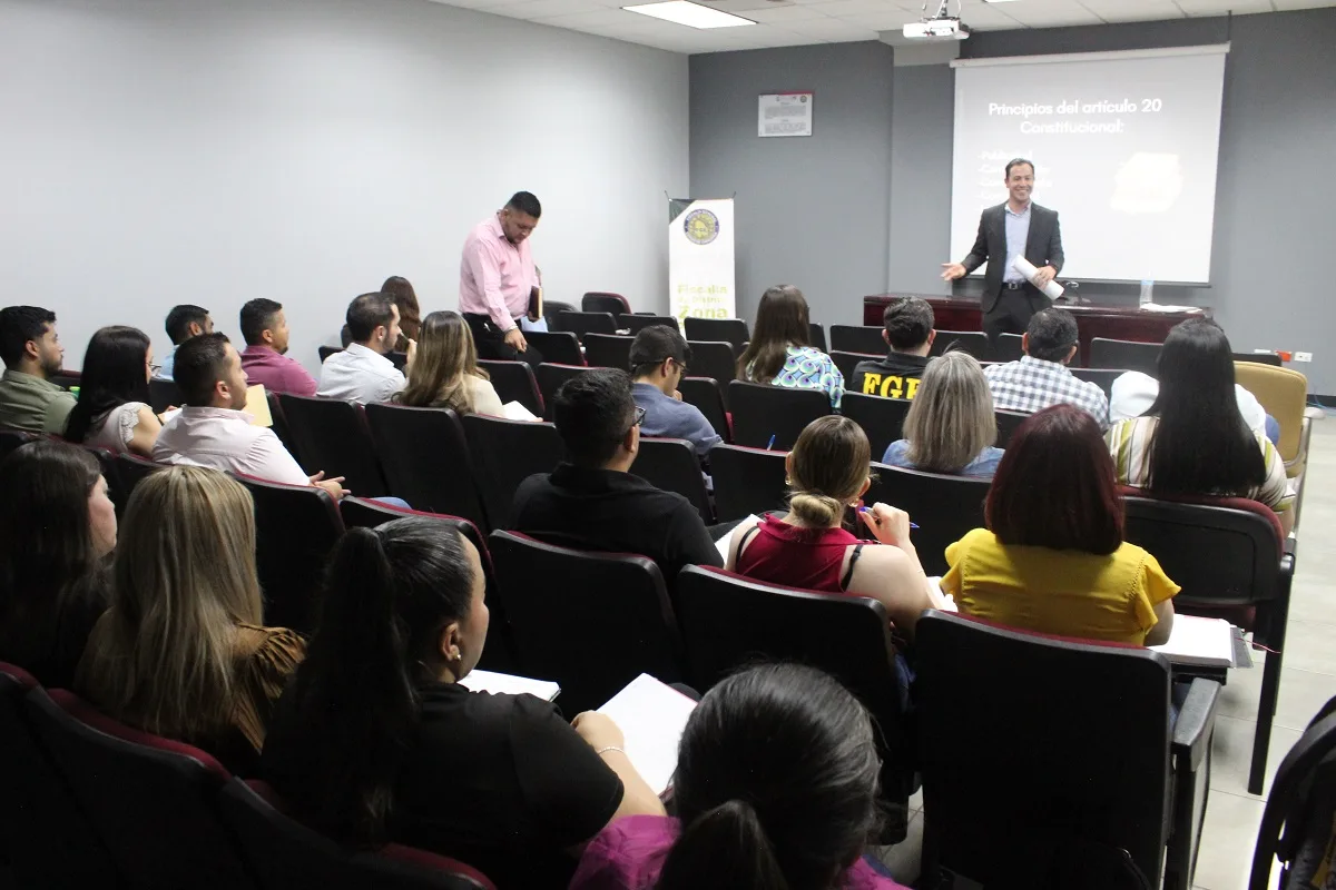 Agentes del Ministerio Público de la Fiscalía Zona Occidente participan en curso sobre proceso penal acusatorio - imagen 1
