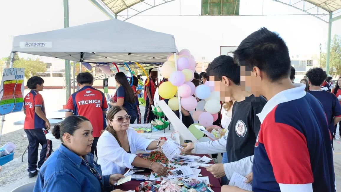GOECHI participa en Feria de la Salud en la Secundaria Técnica 37 de Ciudad Juárez - imagen 1