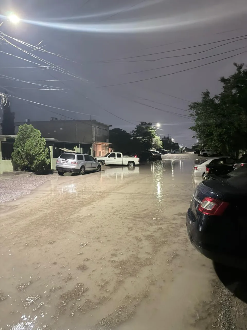Protección Civil reporta inundaciones, árboles caídos y cortes de luz por lluvias en Ciudad Juárez y otros municipios de Chihuahua - imagen 1