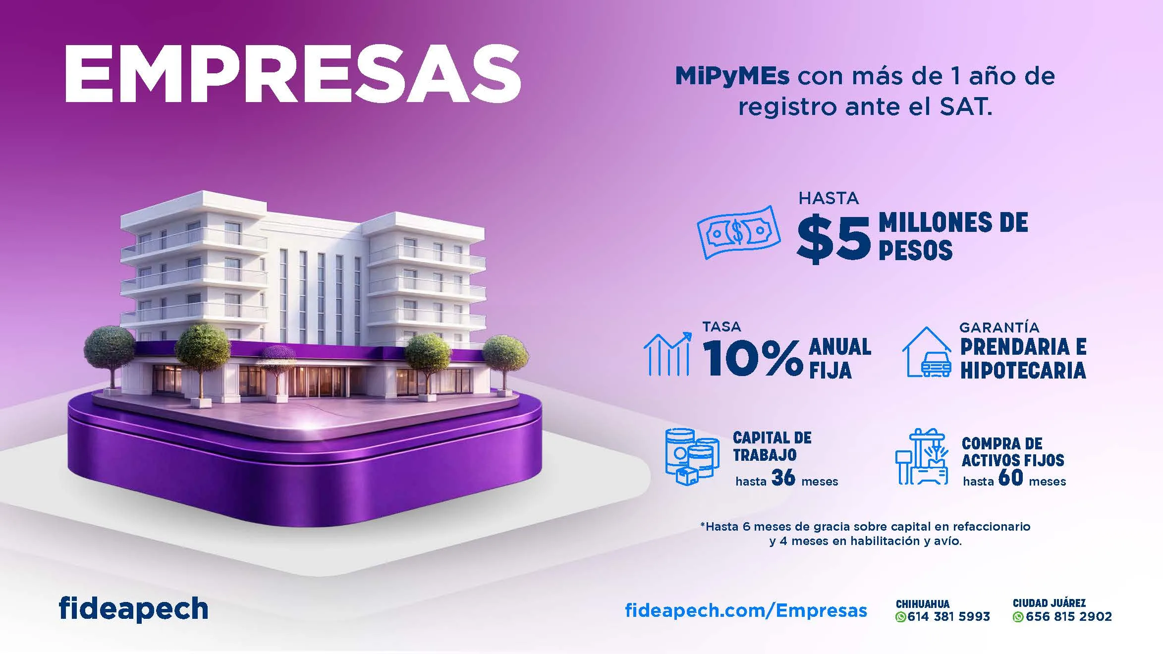 Fideapech acerca créditos para emprendedores y MiPyMes en Ciudad Juárez - imagen 2