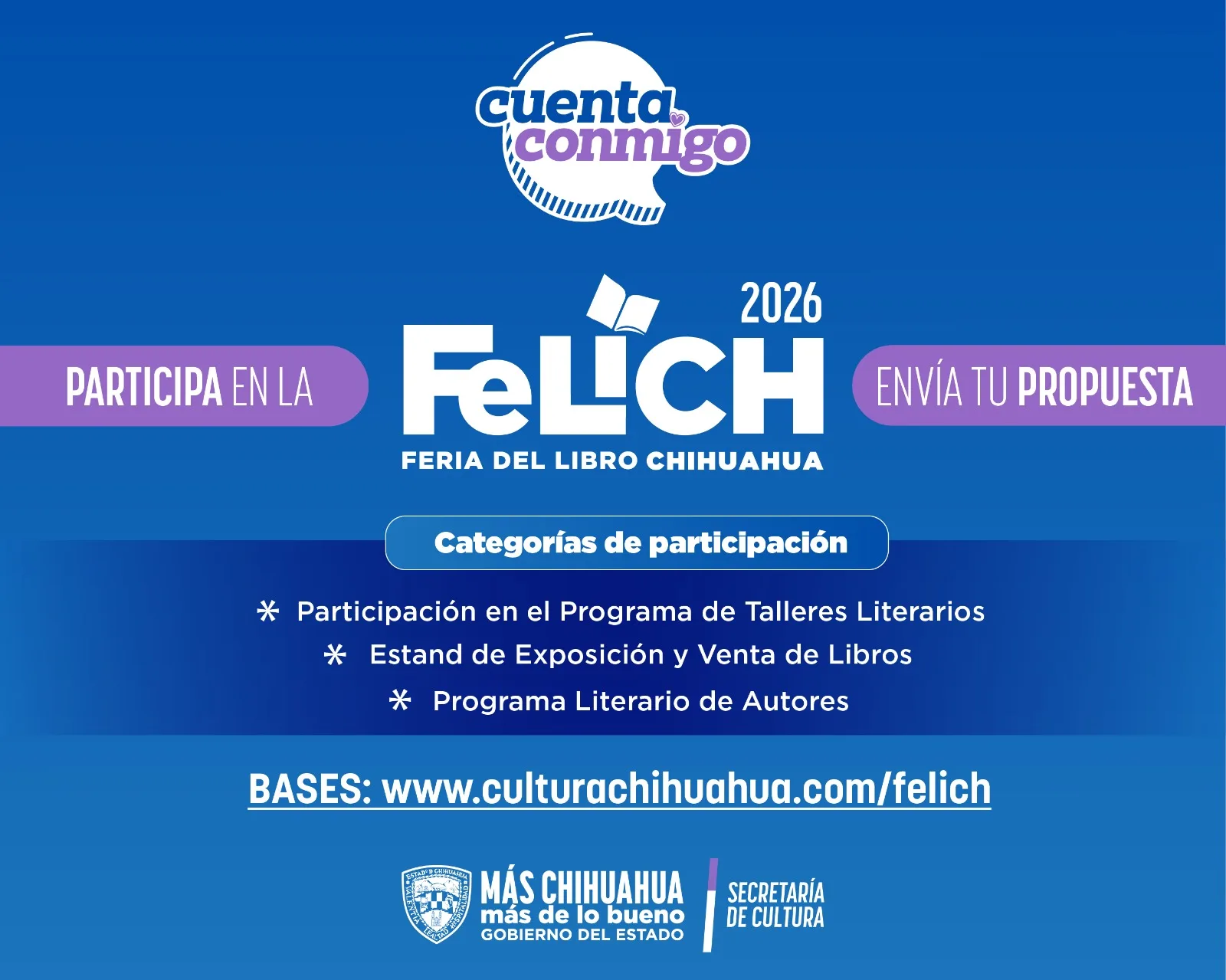 Abren convocatoria para la Feria del Libro de Chihuahua 2026 - imagen 1
