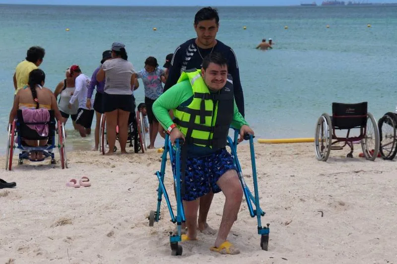 DIF Yucatán impulsa autonomía de personas con discapacidad a través de actividades recreativas en Progreso - imagen 4