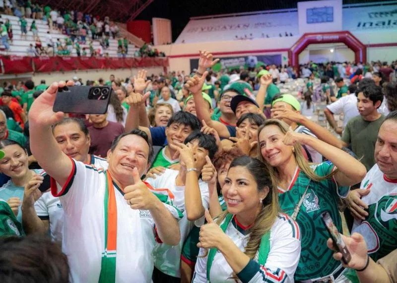 Más de 12 mil personas celebran el triunfo de México en las Zonas Fan de Yucatán durante el Mundial 2026 - imagen 2