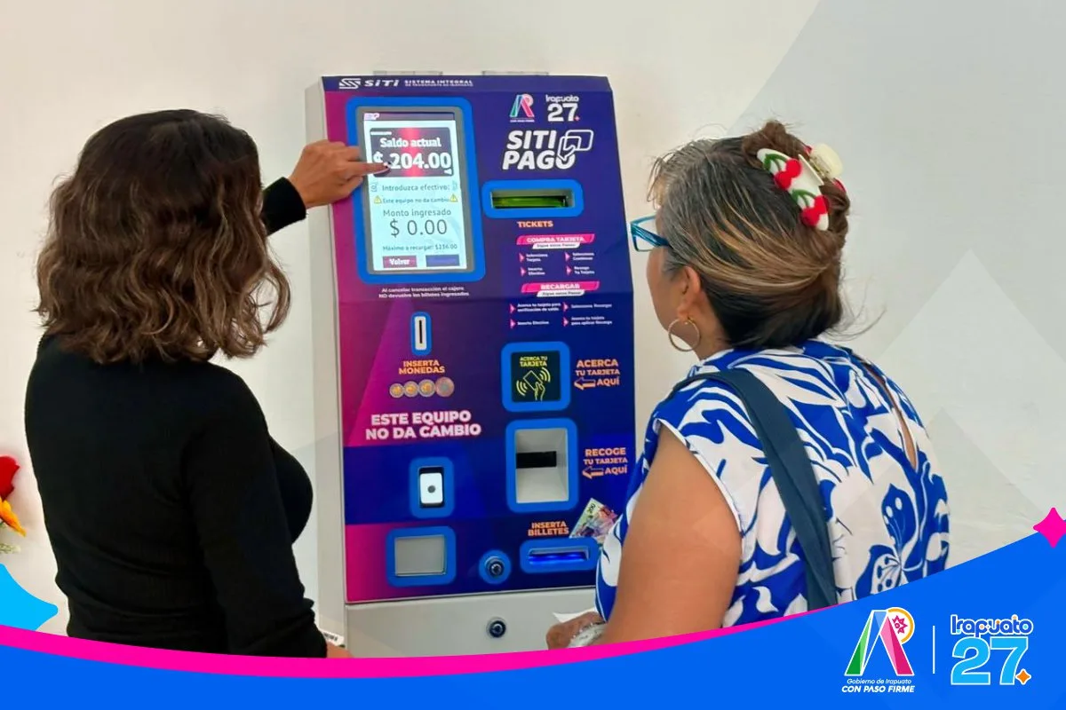 Irapuato instala módulo de recarga para tarjeta SITI Pago en la Dirección de Movilidad - imagen 2
