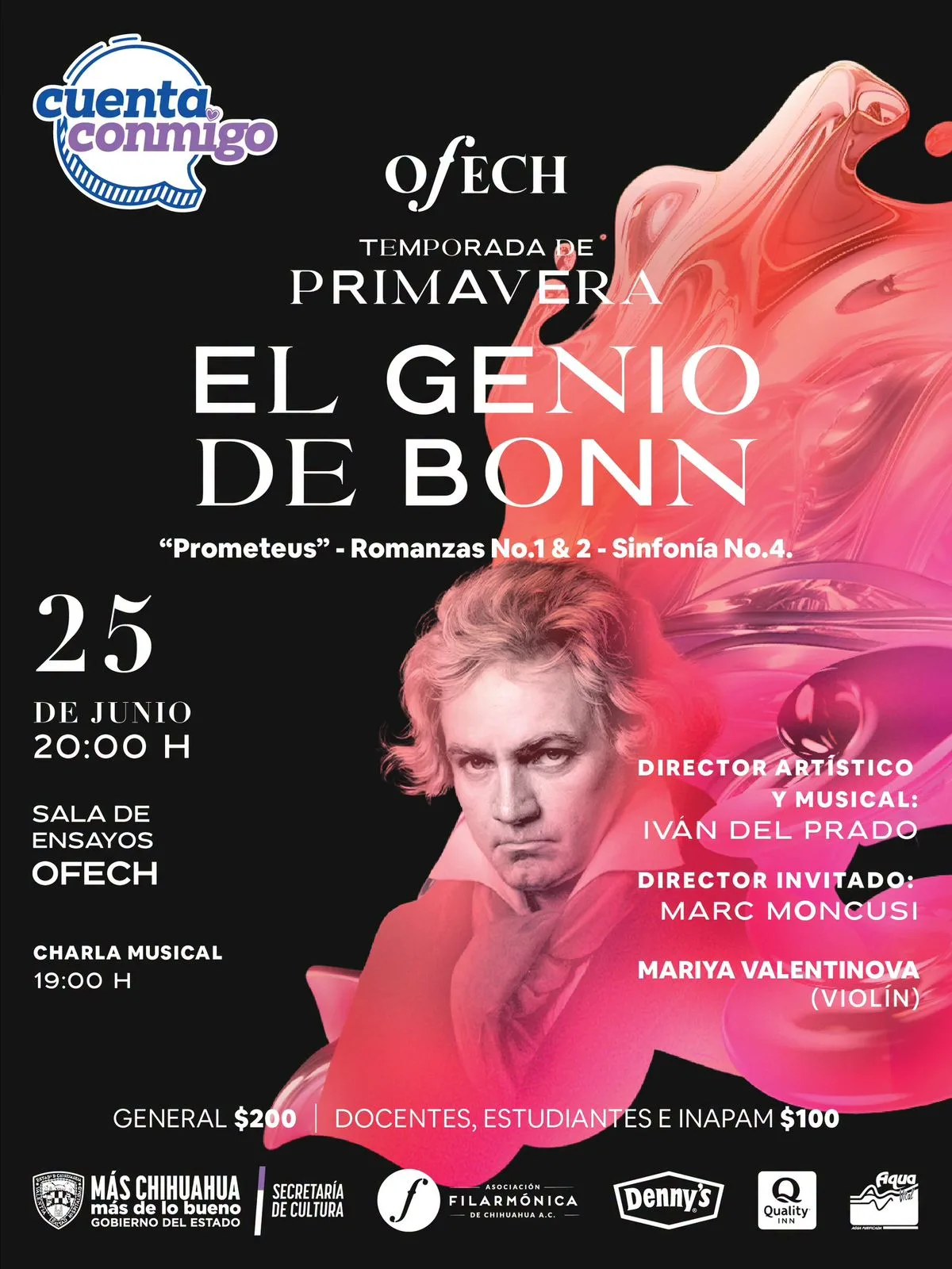 OFECH ofrecerá Conciertos de Primavera con homenaje a Beethoven en Chihuahua - imagen 1