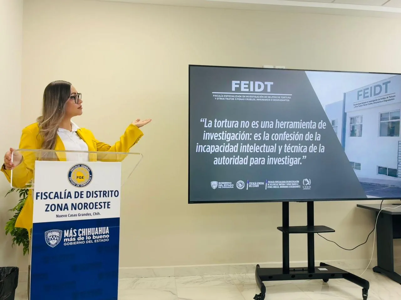 FGE capacita a servidores públicos en prevención de tortura y ética pública en Nuevo Casas Grandes - imagen 2