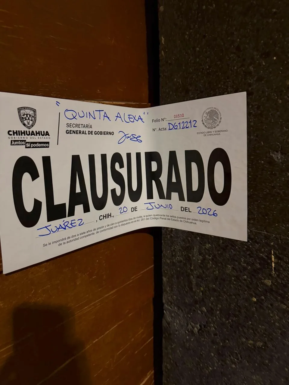 Gobernación estatal clausura 7 establecimientos en Ciudad Juárez tras 358 inspecciones - imagen 2
