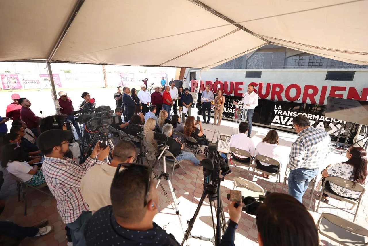 Parque Urbano Sur Oriente en Juárez refleja inversión pública de más de 259 mdp, afirma alcalde Ortiz Orpinel - imagen 2