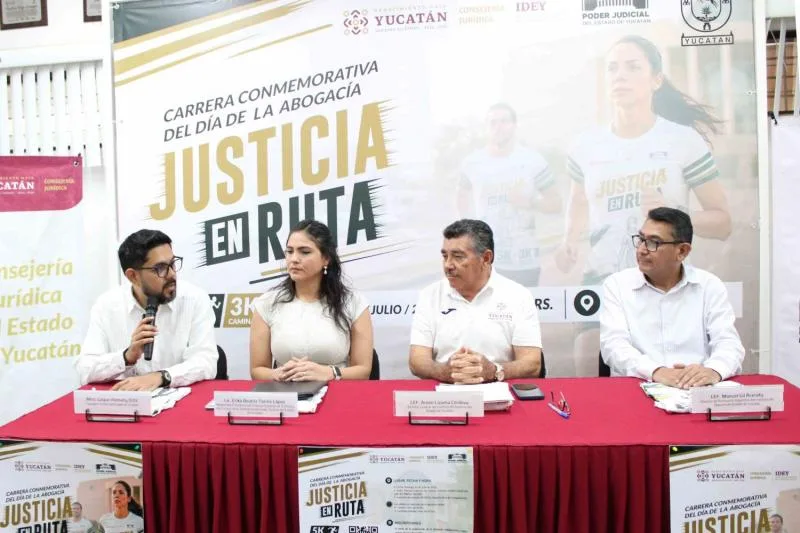 Anuncian Carrera y Caminata Familiar Justicia en Ruta en Mérida por Día de la Abogacía - imagen 1