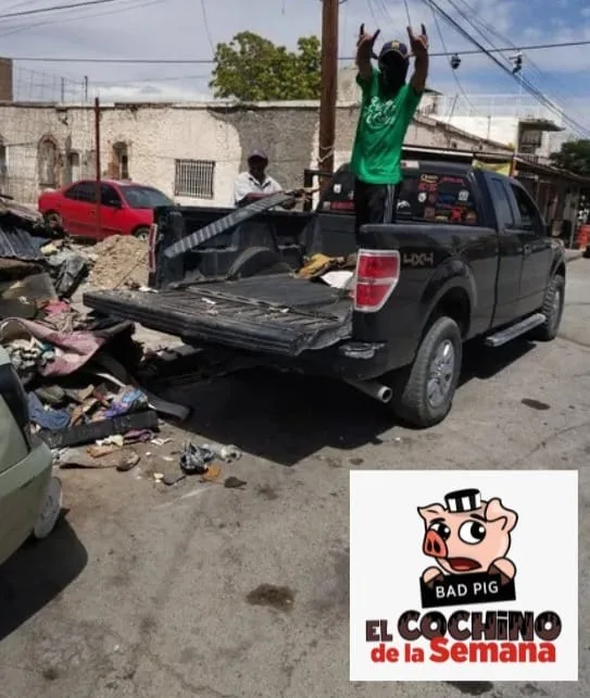 Dirección de Limpia busca identificar a responsables de tirar basura y escombro en espacios públicos de Juárez - imagen 1