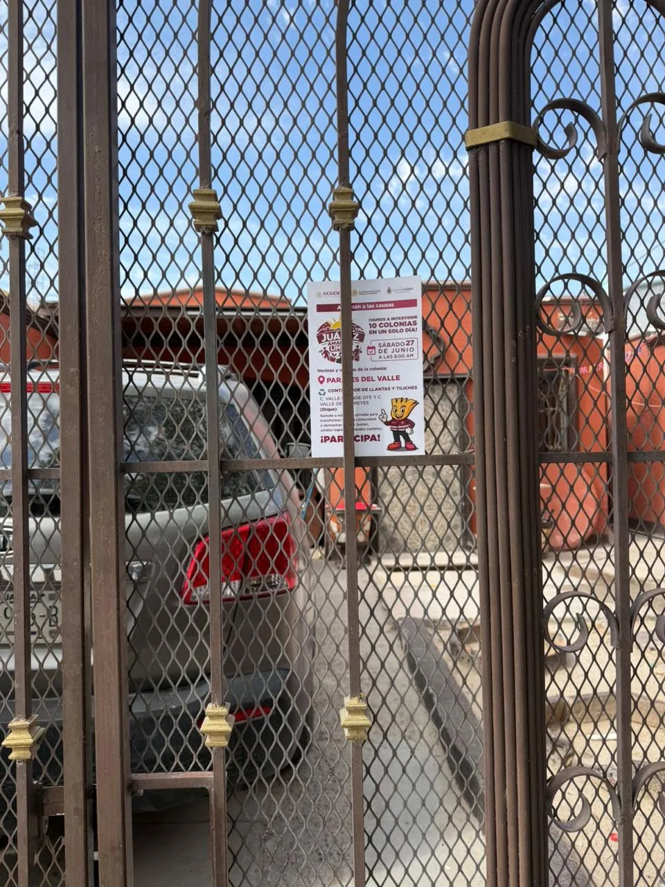 Obras Públicas realiza limpieza y bacheo en colonia Parajes del Valle en Juárez - imagen 3