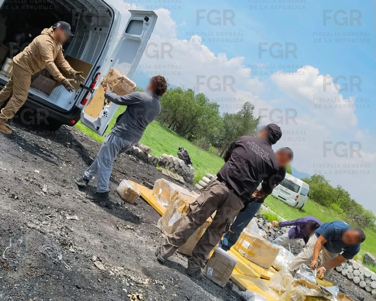 FGR incinera casi medio tonelada de drogas en Ciudad de México - imagen 4