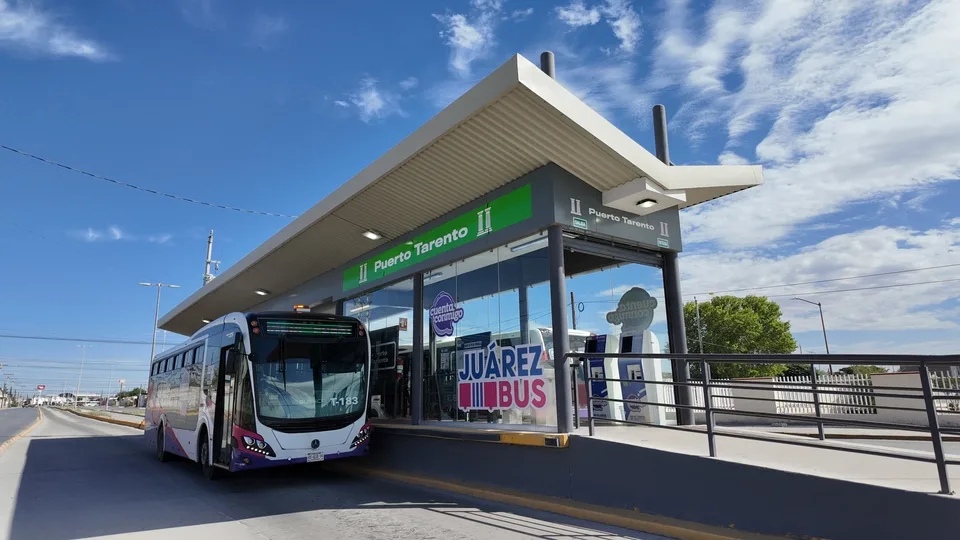 JuárezBus instala CAM Móvil en la estación Puerto Tarento del BRT-1 en Ciudad Juárez - imagen 2