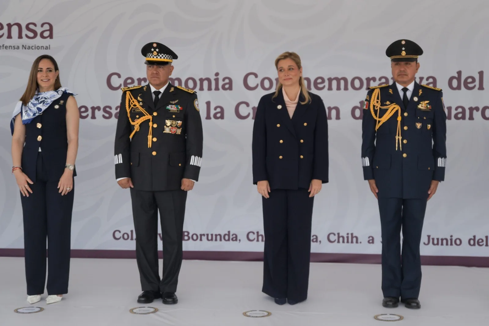 Maru Campos asiste al 7mo aniversario de la Guardia Nacional en Chihuahua - imagen 4