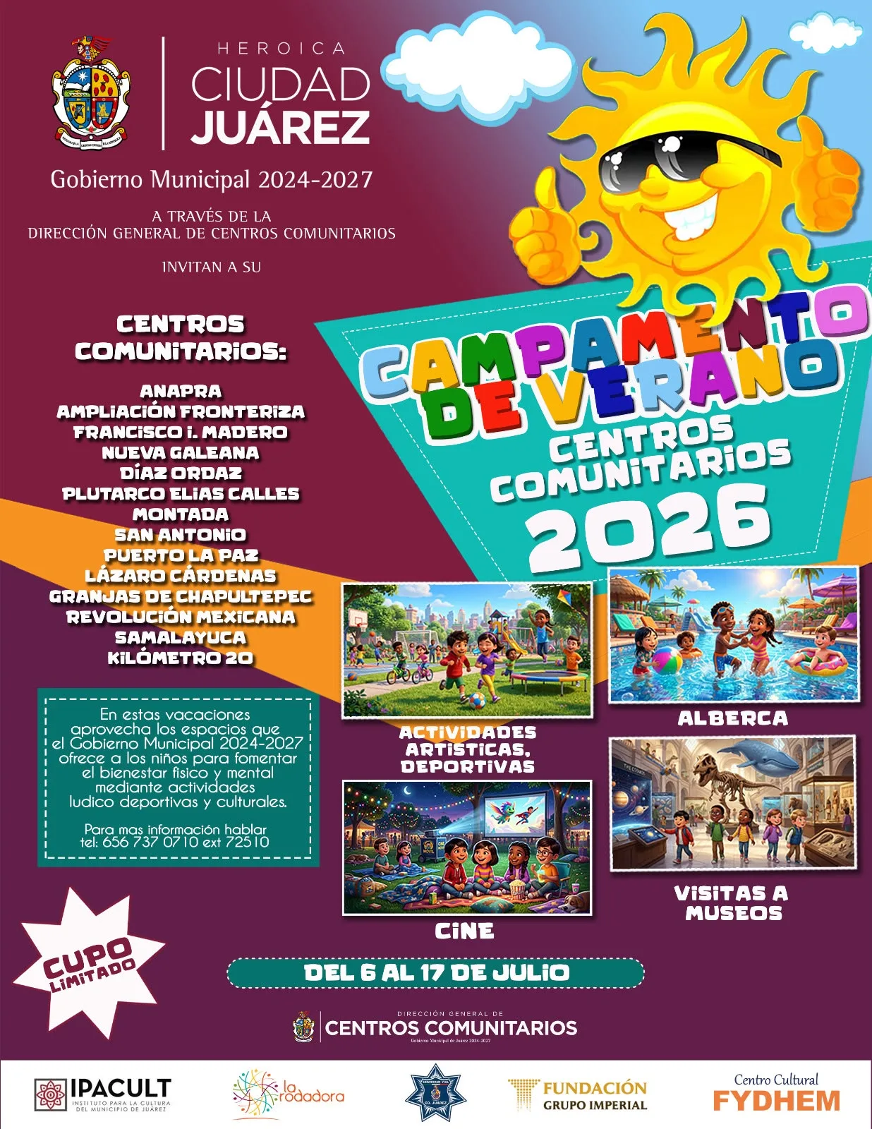 Campamentos de Verano 2026 en Juárez ofrecen actividades culturales y deportivas para niños y adolescentes - imagen 3