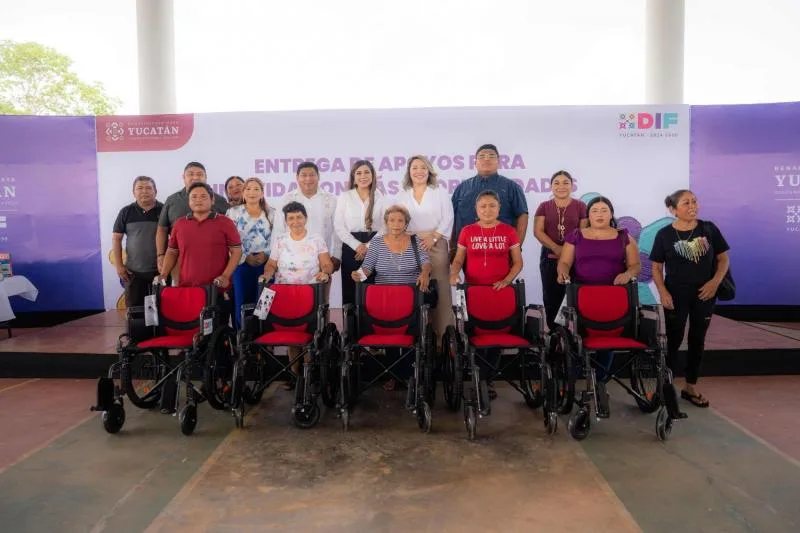 DIF Yucatán entrega apoyos para mejorar autonomía de personas con discapacidad en seis municipios del oriente - imagen 4