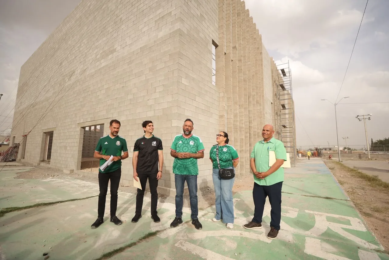 Avanza construcción del gimnasio municipal en Deportivo Salvarcar de Ciudad Juárez - imagen 5