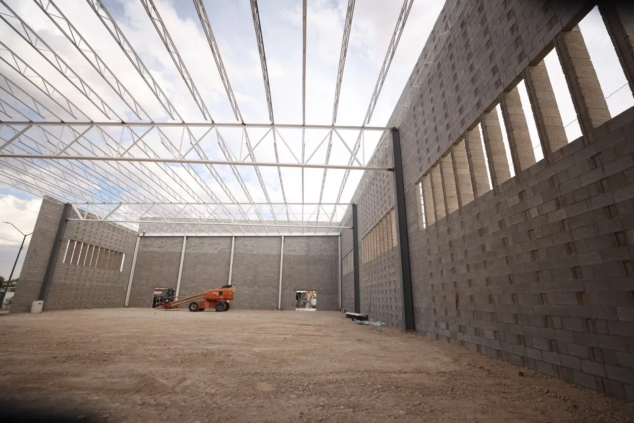 Avanza construcción del gimnasio municipal en Deportivo Salvarcar de Ciudad Juárez - imagen 7