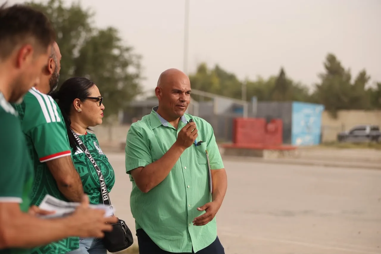 Avanza construcción del gimnasio municipal en Deportivo Salvarcar de Ciudad Juárez - imagen 12