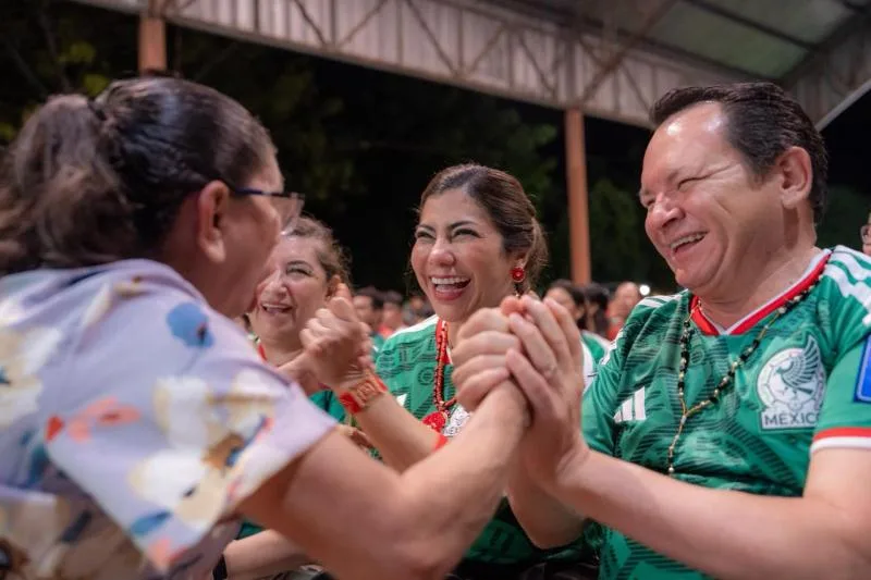 14 mil personas celebran triunfo de México en Zonas Fan de Yucatán con saldo blanco - imagen 3